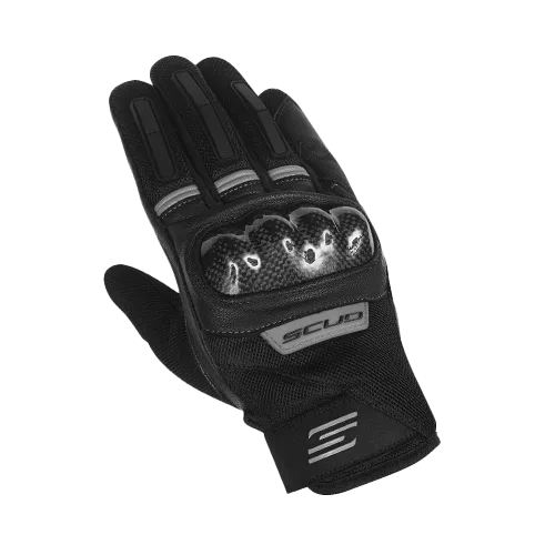 SCUD GUANTE CORTO GRIS Y ROJO